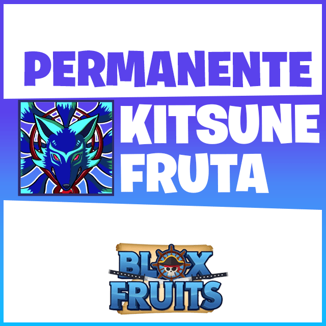 Kitsune Permanente - Blox Fruits - Centro Robux