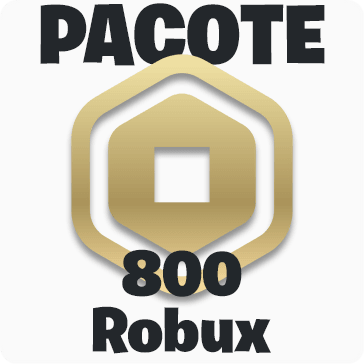 800 Robux - Roblox - Centro Robux