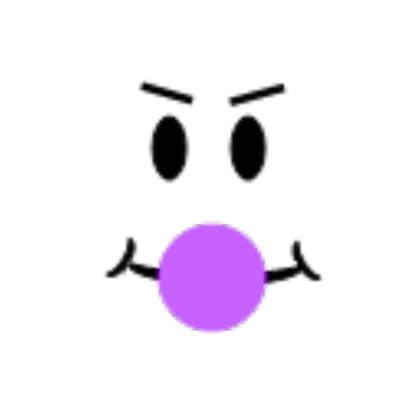 Soprando Chiclete Roxo - Centro Robux
